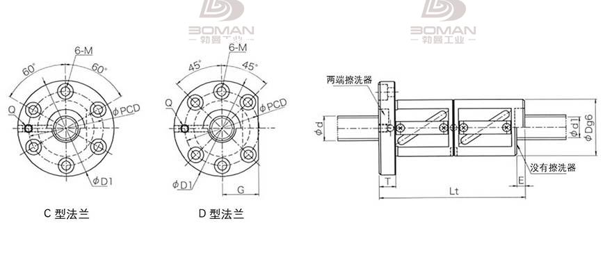 KURODA GR4505BD-DAPR 黑田精工丝杆规格说明
